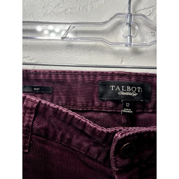 Talbots corduroy bootcut jeans womens 12 shabby‎ chic bohemian boho fairycore - Picture 2 of 5